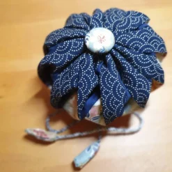 Geschenkbeutel aus Designerstoffen, in japanischem Stil, Omiyage Gift Bag, wieder verwendbar, mit Kumihimo Kordel