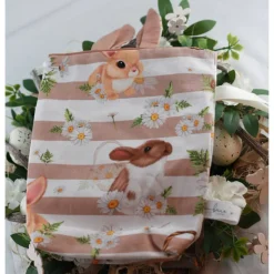 Geschenkbeutel aus Stoff für Ostern für Kinder personalisiert & wiederverwendbar - Sweet Bunny