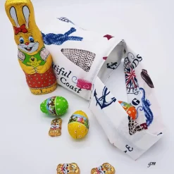 Geschenkbeutel aus Stoff – wiederverwendbare kleine Stofftasche, ideal für Geschenke, 16 x 20 cm