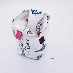 Geschenkbeutel aus Stoff – wiederverwendbare kleine Stofftasche, ideal für Geschenke, 16 x 20 cm