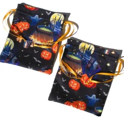 Geschenkbeutel Gespensterparty aus Baumwolle mit Tunnelzug – Geschenkverpackung