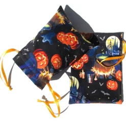 Geschenkbeutel Gespensterparty aus Baumwolle mit Tunnelzug – Geschenkverpackung