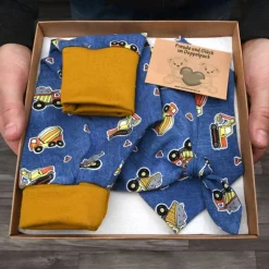 Geschenkbox braun Größe M 22 x 22 3 cm mit Jutegarn und Karte nach Wahl ==><noscript><img width=