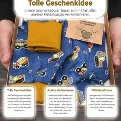 Geschenkbox braun Größe M 22 x 22 3 cm mit Jutegarn und Karte nach Wahl ==><noscript><img width=