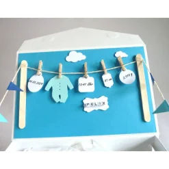 Geschenkbox, Erinnerungsbox zur Geburt/Taufe, personalisiert/individualisierbar mit den Geburtsdaten