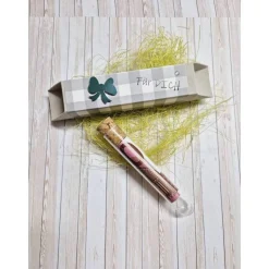 Geschenkbox für Geldgeschenk Reagenzglas – Handgemachte Geschenkidee