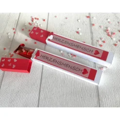 Geschenkbox für Schokoriegel * Herzensmensch * Mitbringsel * Kleinigkeit * personalisiert