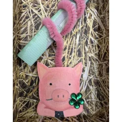 Geschenkbox Glücksschwein – Handgemachte Geschenkverpackung für Glückwünsche