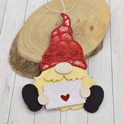 Geschenkbox Herz rot mit Wichtelanhänger – Romantische Geschenkidee für Verliebte