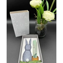 Geschenkbox Ostern: Handgemalte Osterhasen-Box für Geldgeschenke & Gutscheine