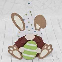 Geschenkbox Oster-Wichtel | Handgefertigt | Schubkarre & bunte Eier | Box für Geld & Gutscheine | Abnehmbarer Anhänger