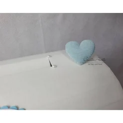 Geschenkbox Truhe Taufe Geburt Baby Blau Erinnerungstruhe