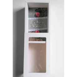 Geschenkbox Vintage – Verpackung für Geldgeschenk mit Papierrosen, Herzlichen Glückwunsch