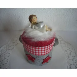 Geschenke Weihnachten Nikolaus Weihnachtsgeschenk Deko Advent Schutzengel rot Engel