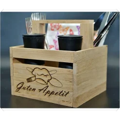 Geschenkekiste, Besteckkasten, mit individueller Gravur