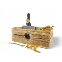 GESCHENKEKISTE mit ausgeschnittenem MOTIV und WUNSCHDATEN Geschenkbox zum Geburtstag Weihnachten Hochzeit Holzkiste Holz
