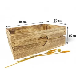 GESCHENKEKISTE mit ausgeschnittenem MOTIV und WUNSCHDATEN Geschenkbox zum Geburtstag Weihnachten Hochzeit Holzkiste Holz