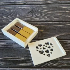 Geschenketui aus Gießbeton Schatulle für Geschenkkarten oder Schokoriegel Geschenkverpackung Geburtstgsgeschenk