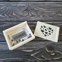 Geschenketui aus Gießbeton Schatulle für Geschenkkarten oder Schokoriegel Geschenkverpackung Geburtstgsgeschenk