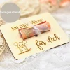Geschenkidee aus Holz | Karte aus Holz | Holzgrußkarte | Geldgeschenk Geburtstag | Ein paar Mäuse für dich