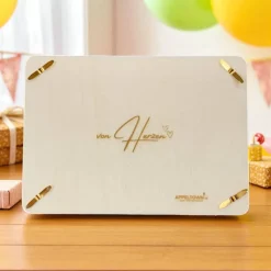 Geschenkkarten Holz „40. Geburtstag" Nr. 16