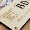 Geschenkkarten Holz „60. Geburtstag" Nr.18