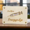 Geschenkkarten Holz „Finanzspritze" Nr. 02