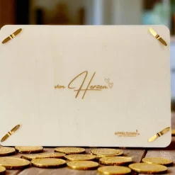 Geschenkkarten Holz „Geldregen" Nr. 10