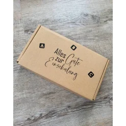 Geschenkkarton * Alles Gute zur Einschulung * Acrylanhänger * smily * Reflektor * Kerze * Kerzenhalter