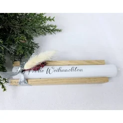 Geschenkkerzen - Stabkerze mit Spruch -