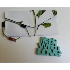 Geschenkkuvert Gutscheinkuvert Stoffkuvert Stoffumschlag wiederverwenbar nachhaltig