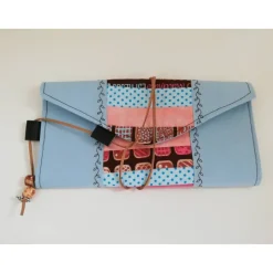 Geschenkkuvert Gutscheinkuvert Stoffkuvert Stoffumschlag Kaffee Upcycling