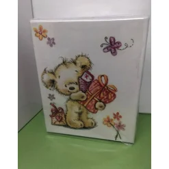 Geschenkschachtel -Teddy bringt Geschenk-