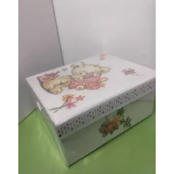 Geschenkschachtel -Teddy bringt Geschenk-