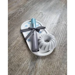 Geschenk-Set / Happy Birthday / Dekotablettr / Gugelhupf / Kerze dreifarbig