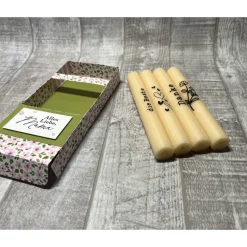 Geschenkset „Alles liebe Mama“ Muttertag Geburtstag dekorative Kerzen (die Beste, Danke, Herzen, Blume) Verpackung