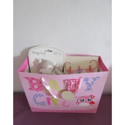 Geschenkset Baby zur Geburt - Babydecke grün