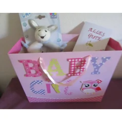 Geschenkset Baby zur Geburt - Babydecke mit Mütze und Schühchen