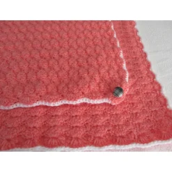 Geschenkset Baby zur Geburt - Babydecke orange