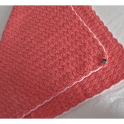 Geschenkset Baby zur Geburt - Babydecke orange