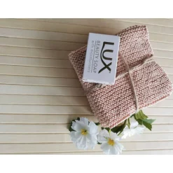 Geschenkset 3er Packung Waschlappen, Spültücher, Wellnesstücher mit 1 Stück Seife