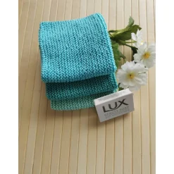 Geschenkset 3er Packung Waschlappen, Spültücher, Wellnesstücher mit 1 Stück Seife