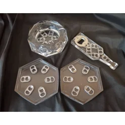 Geschenkset für Männer | Aschenbecher Flaschenöffner Untersetzer Bier | Partyset | Geburtstag | Junggesellenabschied | R