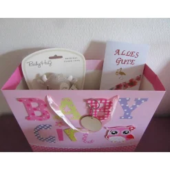 Geschenkset Geburt - Babydecke bunt mit Spielzeug