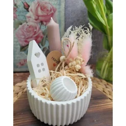 Geschenkset Geburtstag,Mitbringsel,Geschenkidee Geburtstag,Kerzenständer,Kerze mit Spruch,Muttertag,Geschenk Kollegen