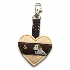 Geschenk-Set "Golden Retriever" aus Schlüsselanhänger und Taschenanhänger