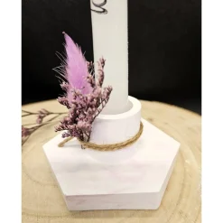 Geschenkset "Ich bin stolz auf Dich" bestehend aus Kerzenhalter und Stabkerze