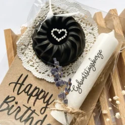 Geschenkset "Pustekuchen Black" | Raysin Kerzenset zum Geburtstag