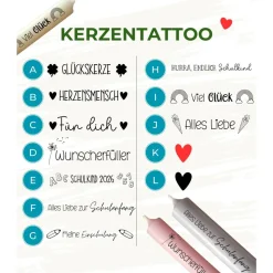 Geschenkset Schulanfang | Dekoschale mit Zuckertüte, Kerzenhalter + Kerze und Trockenblumen, personalisierbar | Schule