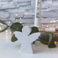 Geschenkset Trauer – Trostspendende Geschenkbox Andenken mit Kerze & Engel aus Raysin